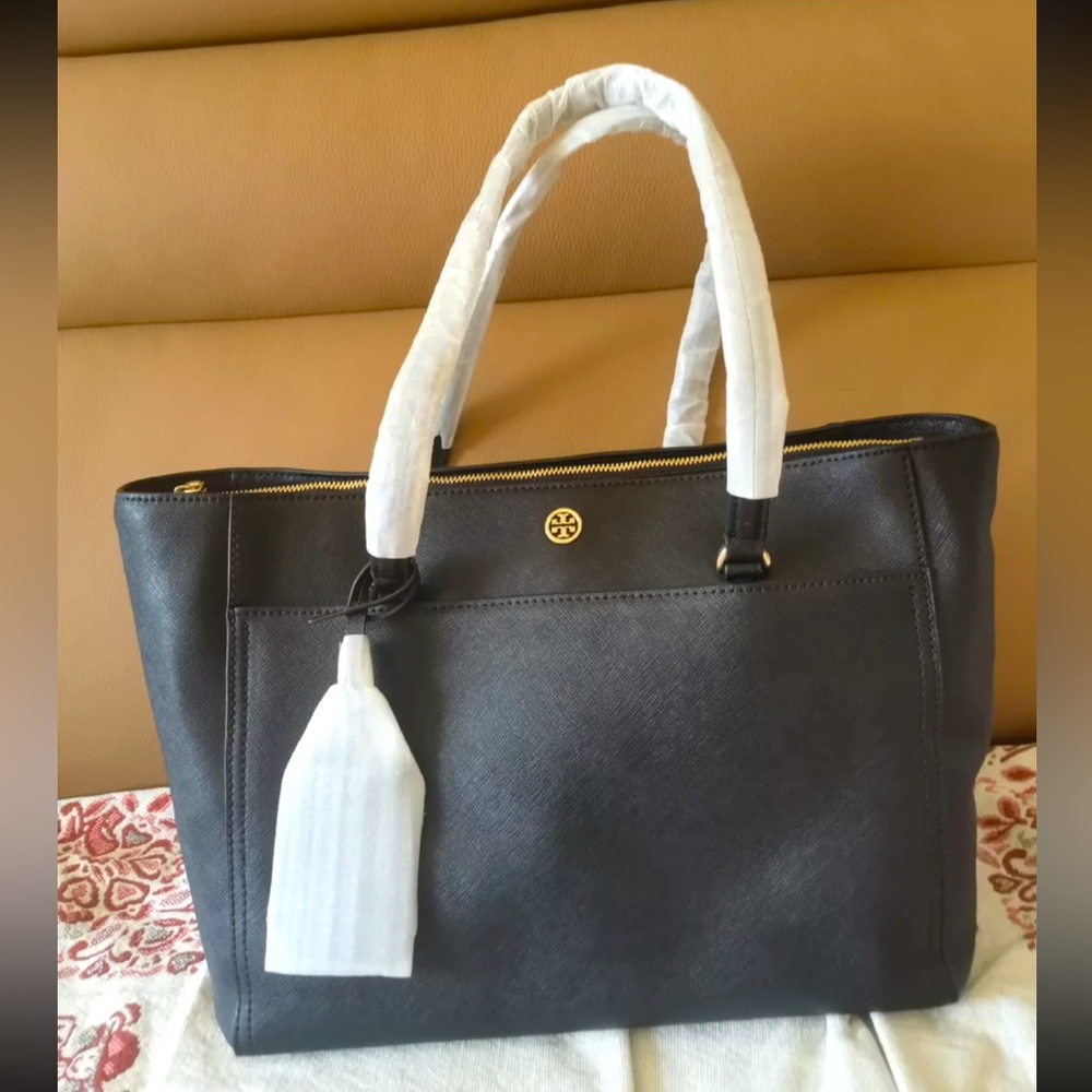 Tory Burch Black Tote Shoulder Bag Brand New